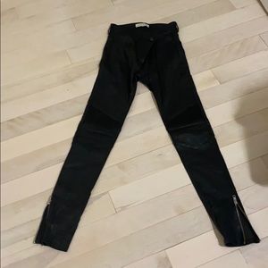 Leather pants